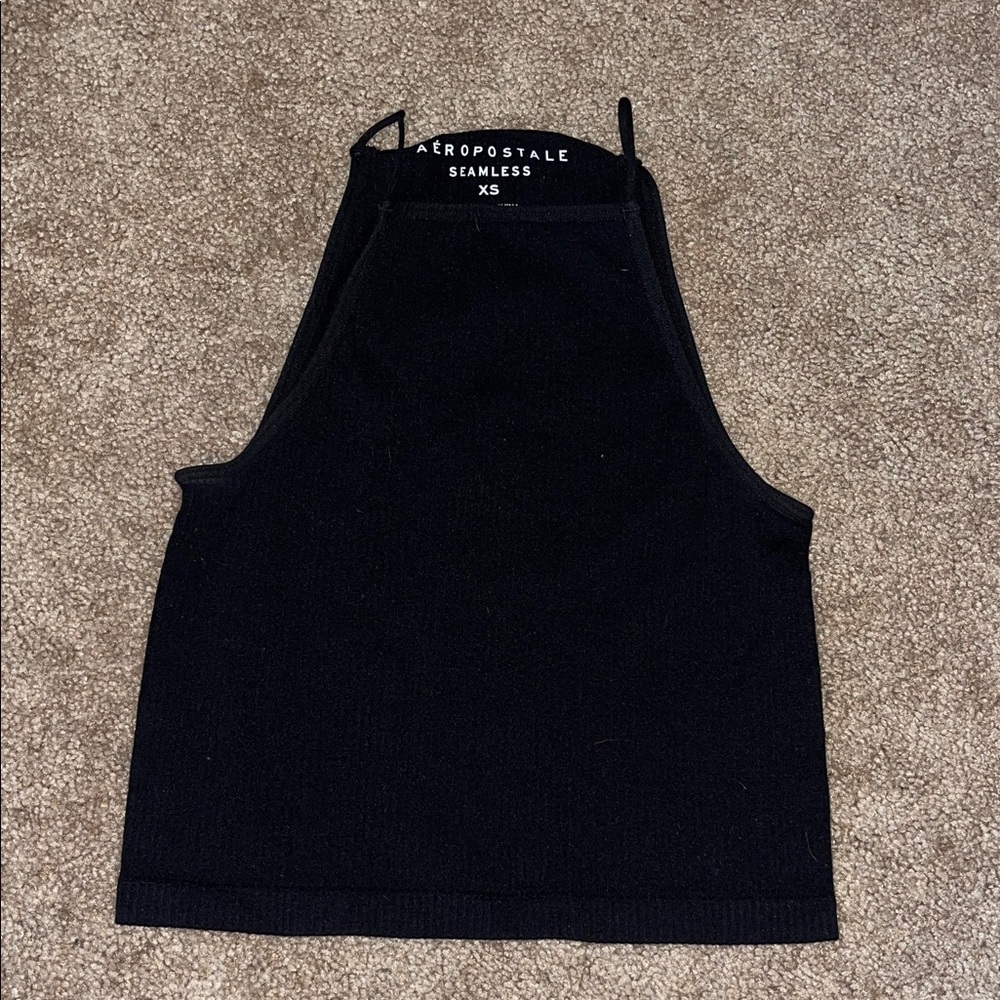 Aeropostale Black Seamless Tank Top